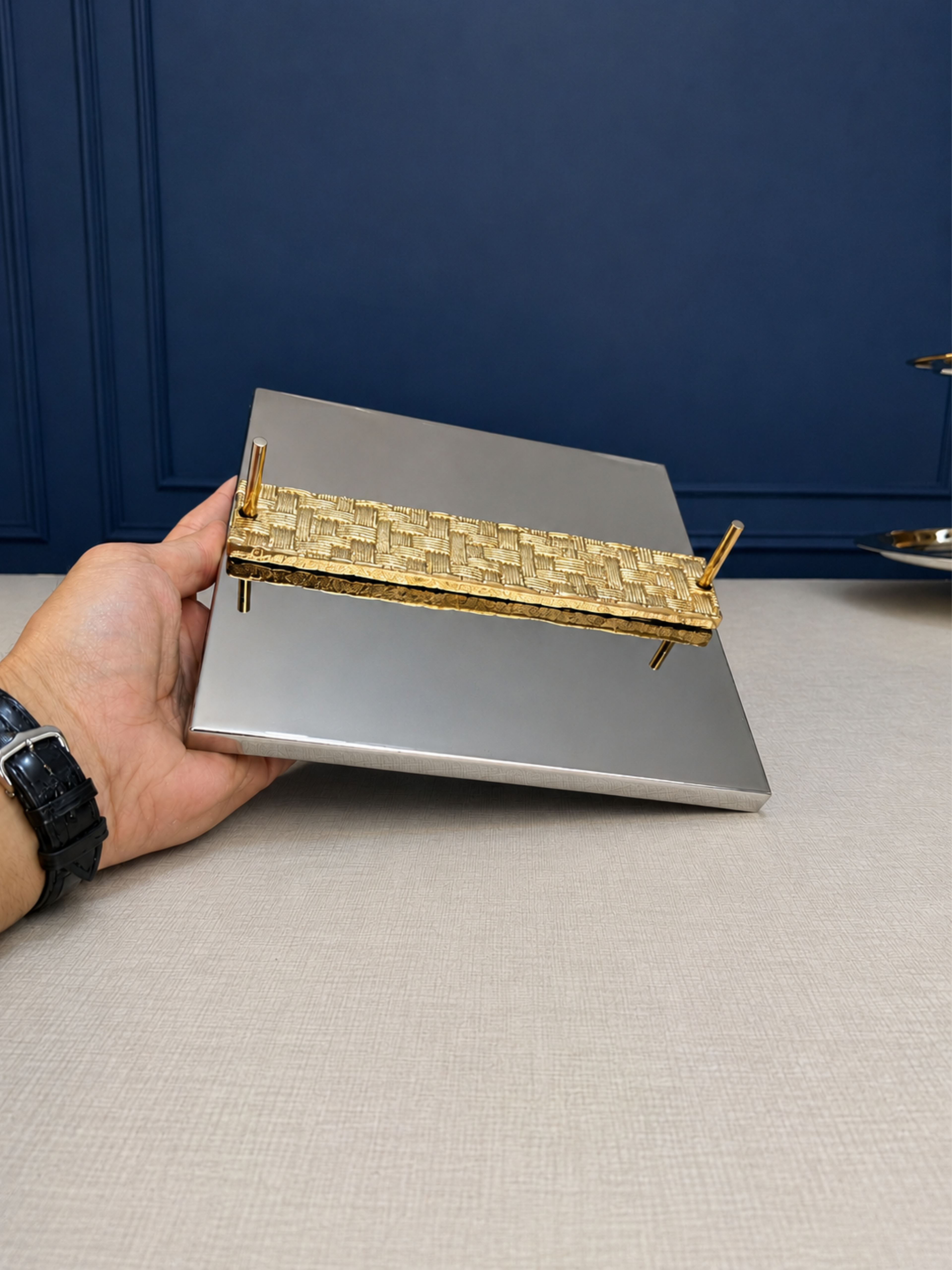 Porte Mouchoire chrome