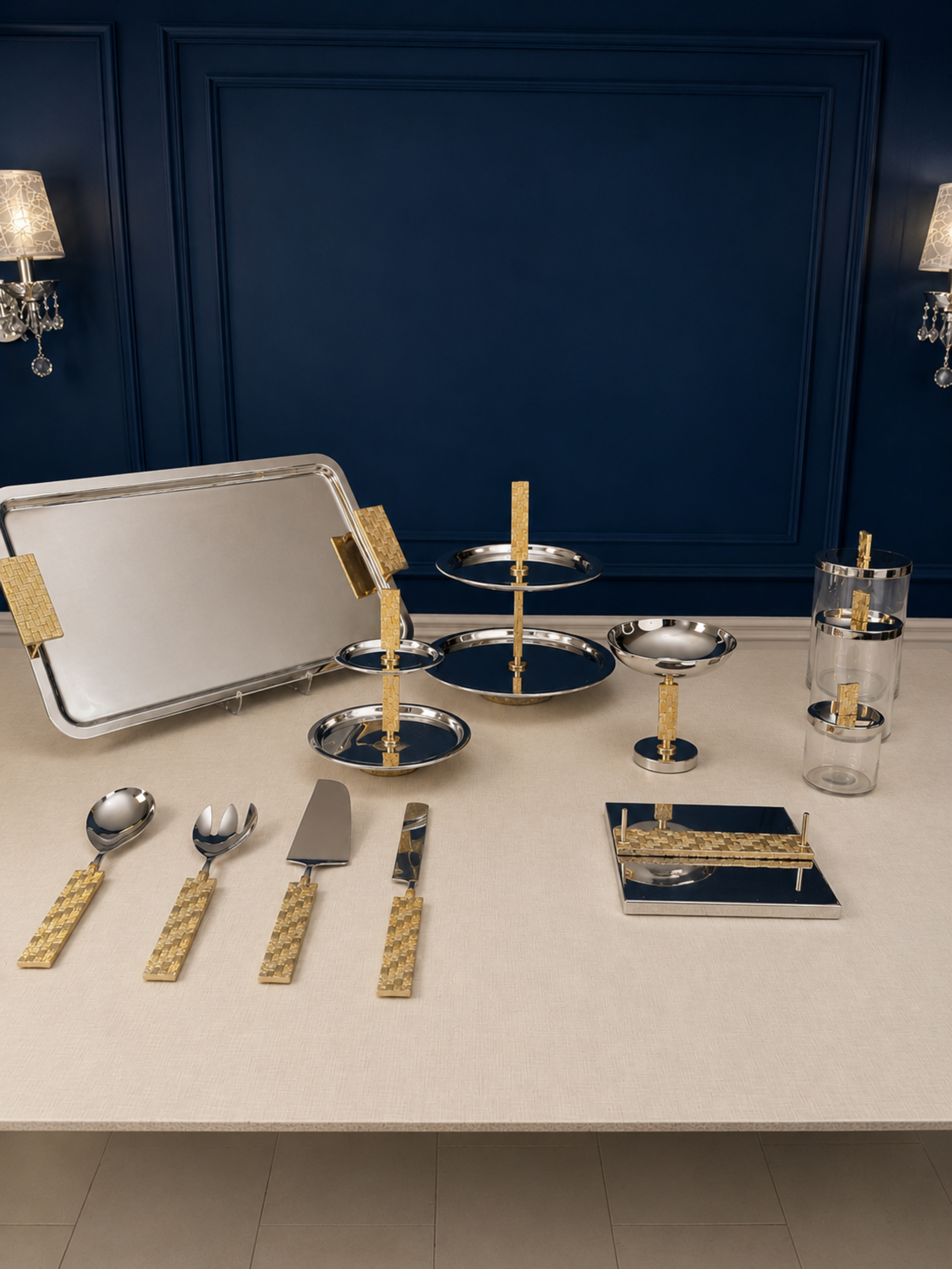 Ensemble Collection Chromé