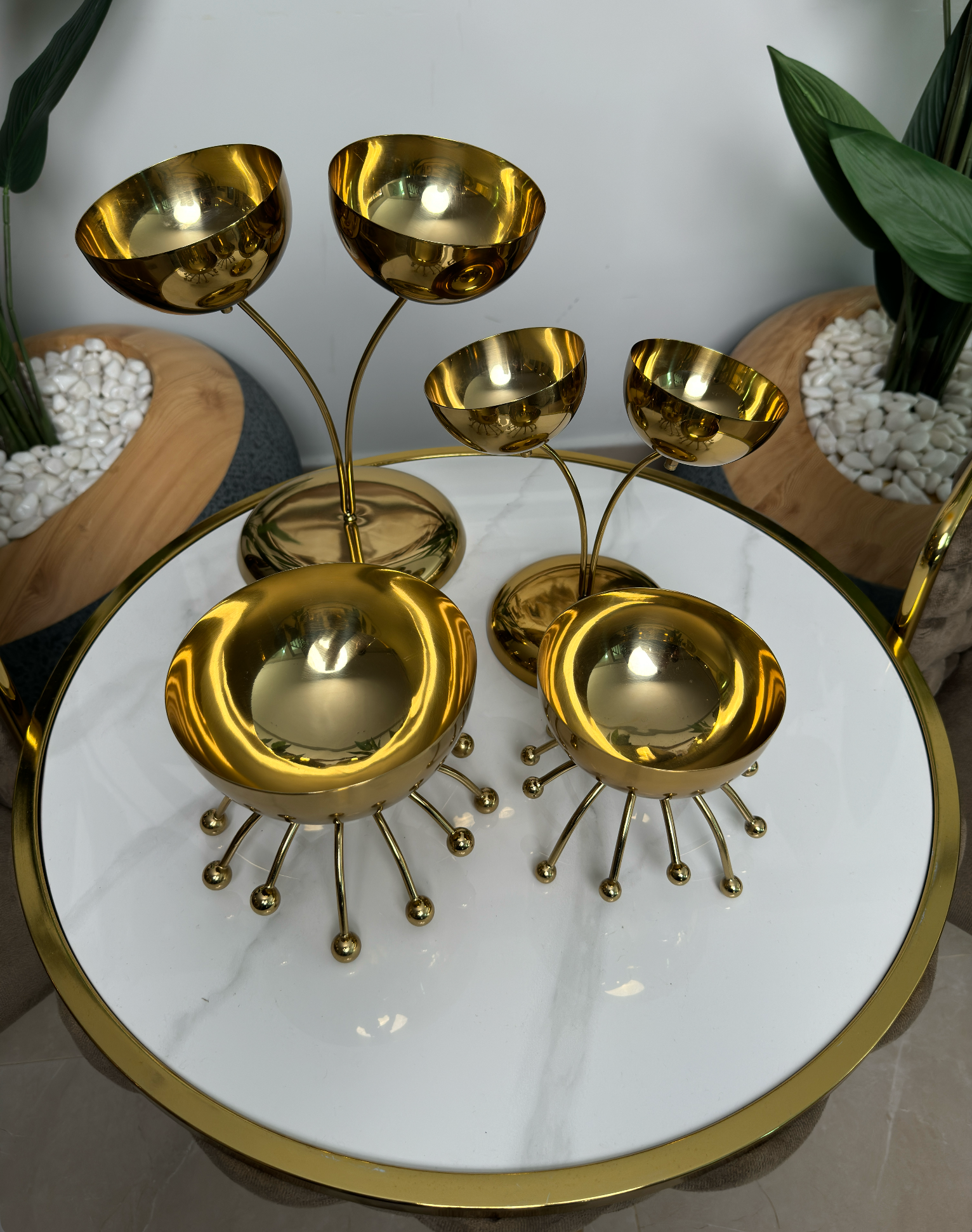 Pack – 4 Gold Bowls 🤍✨