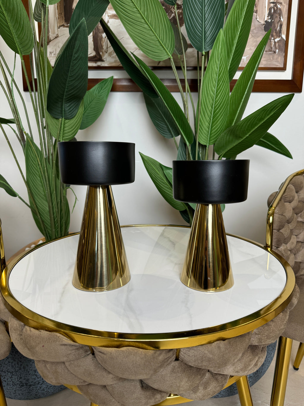 Ensemble Gala en Noire et dorée