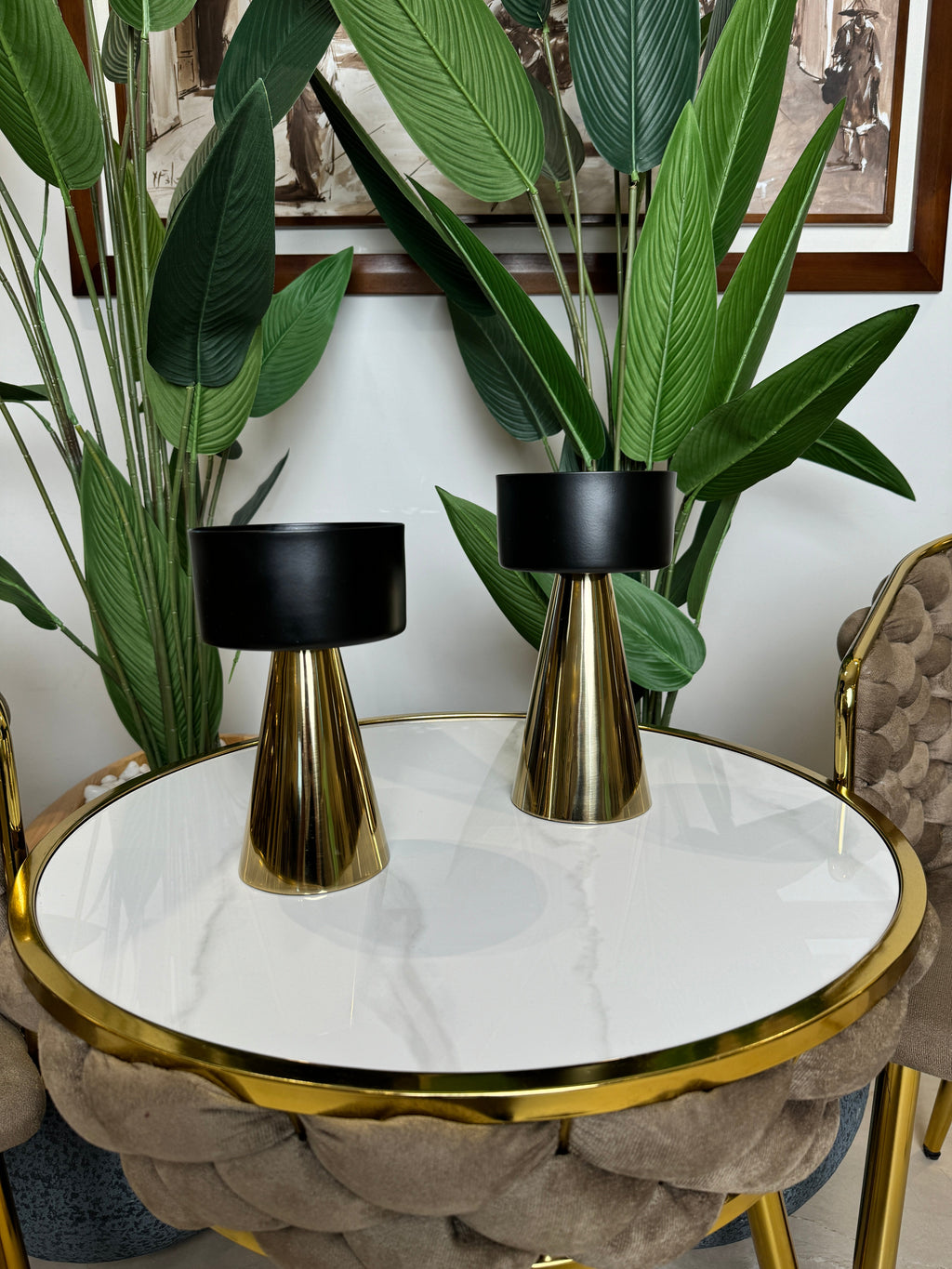 Ensemble Gala en Noire et dorée