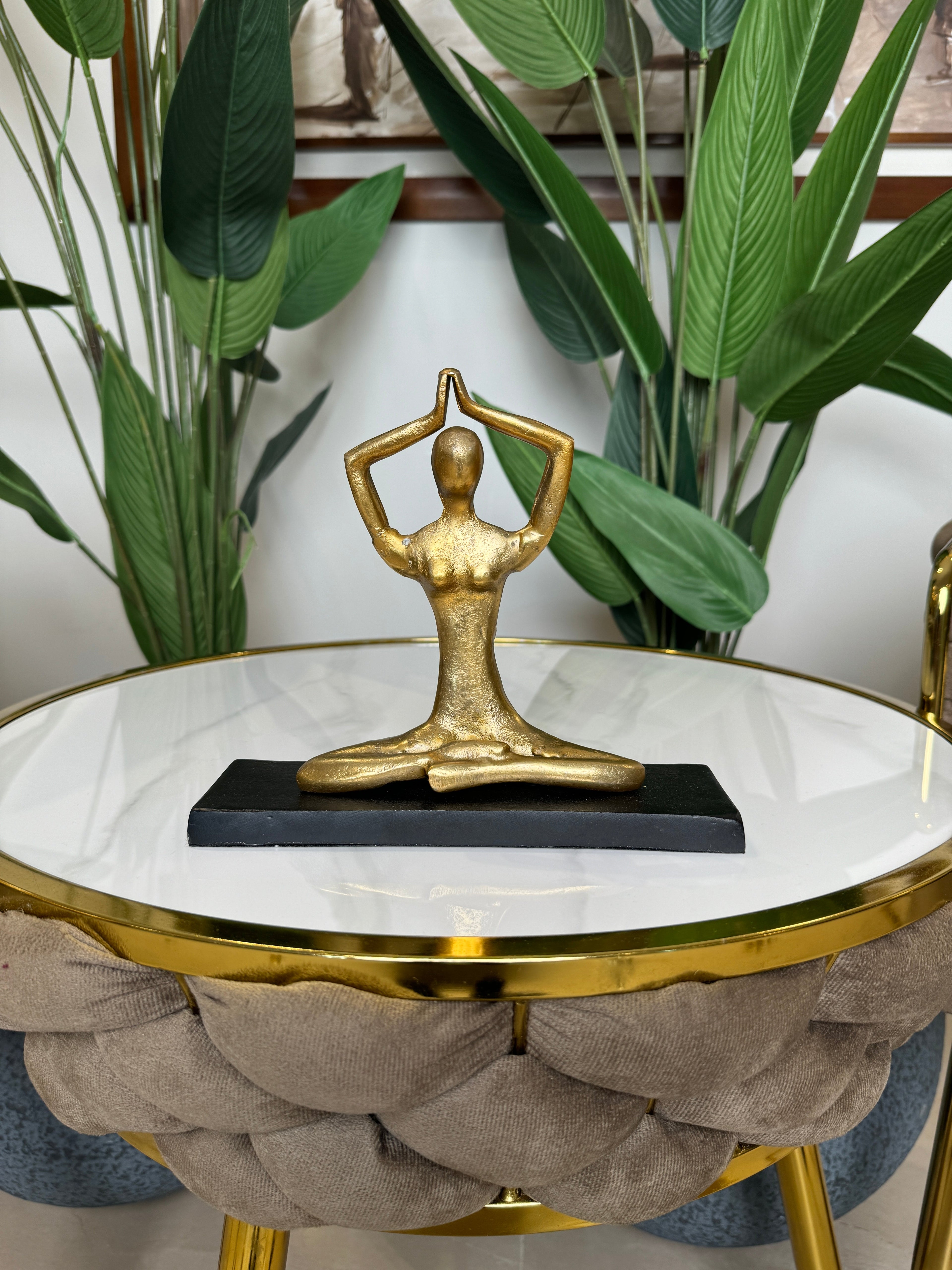 Petite Sculpture "Namaste" Dorée