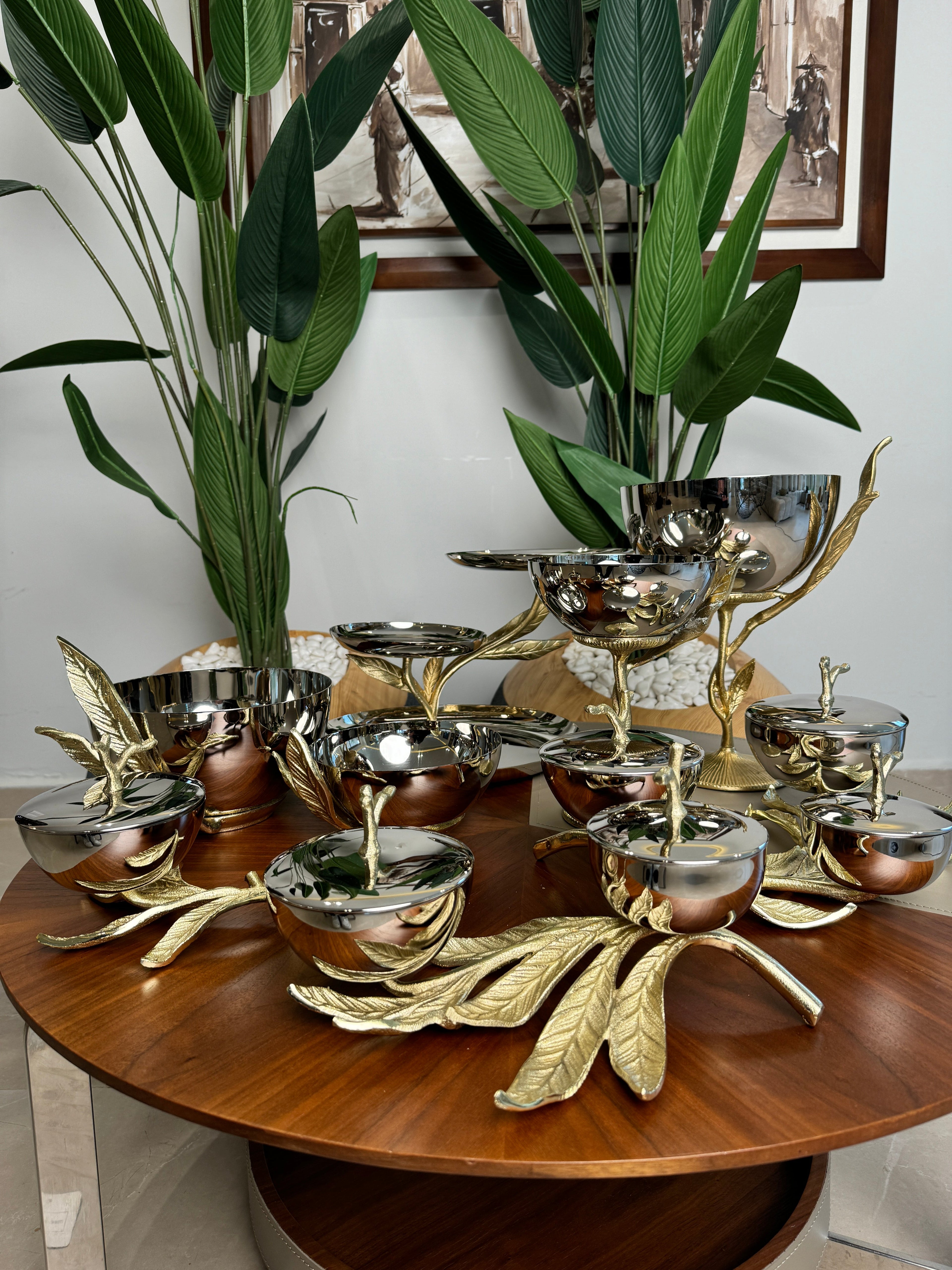 Pack collection Impériale en feuillage chromé (7 models )