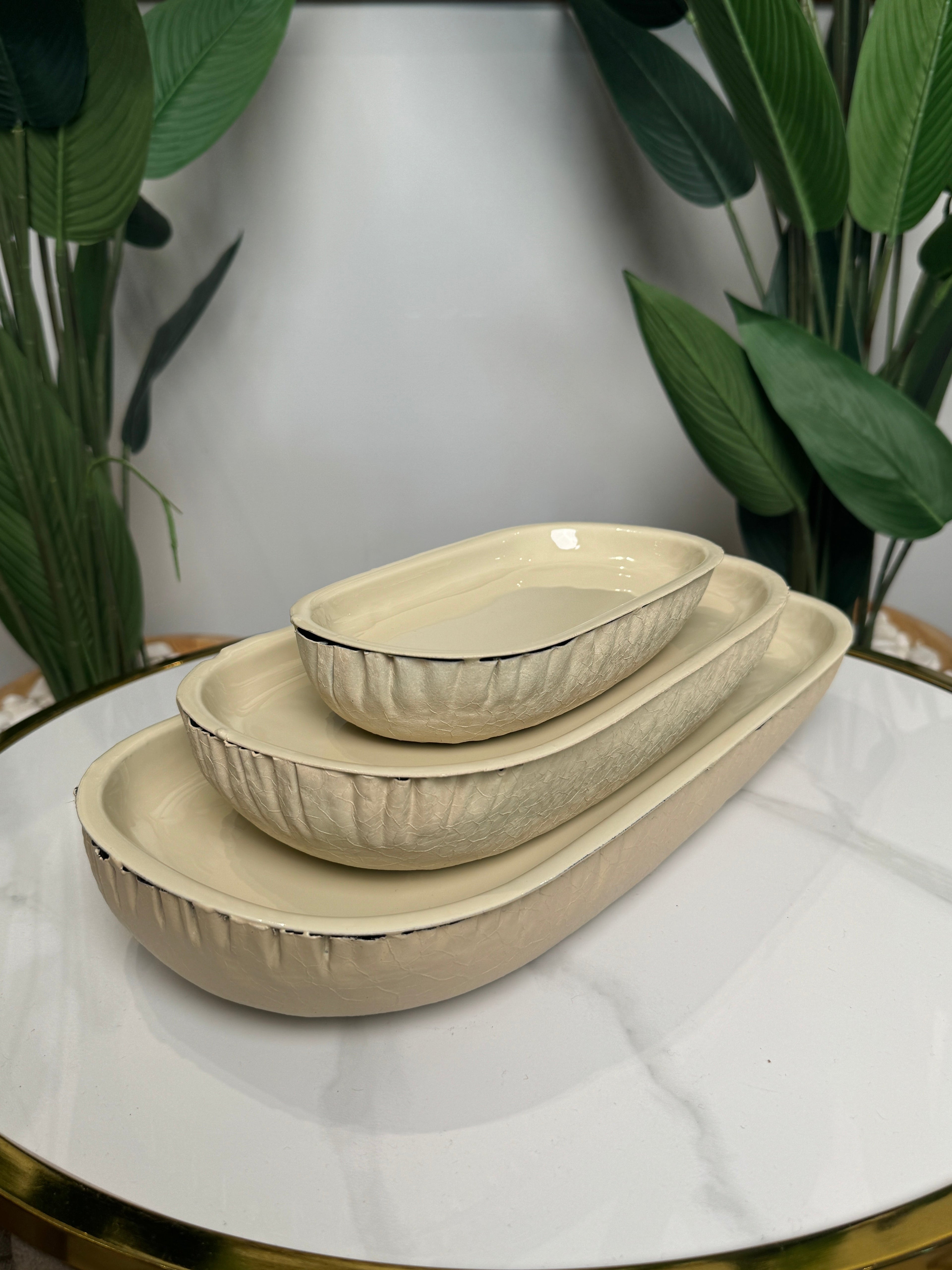 Plateaux décoratifs Biege