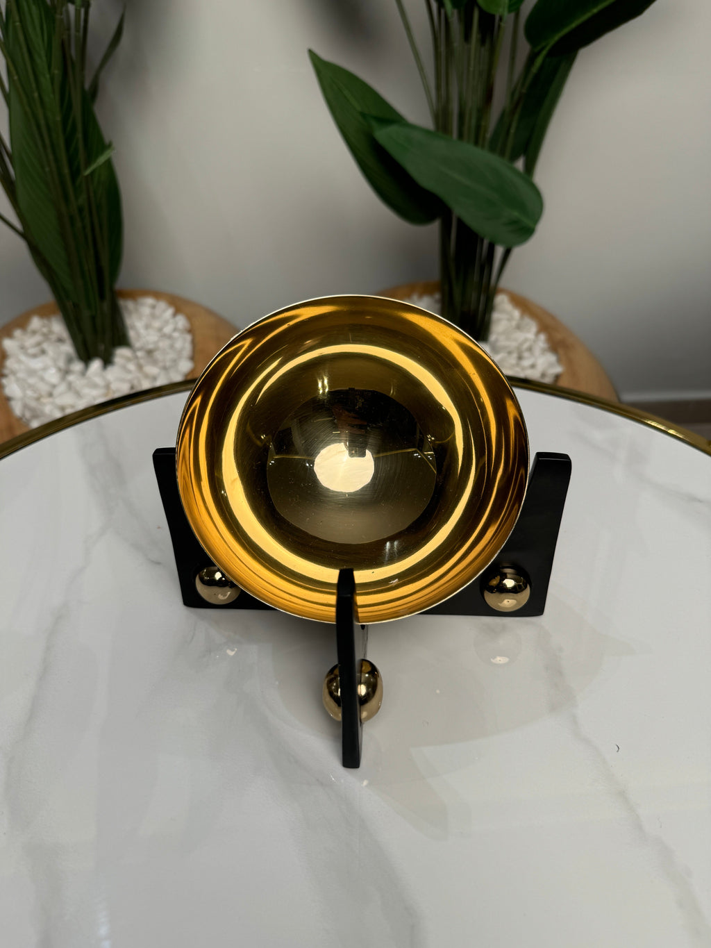 Bols décoratifs ronds doré