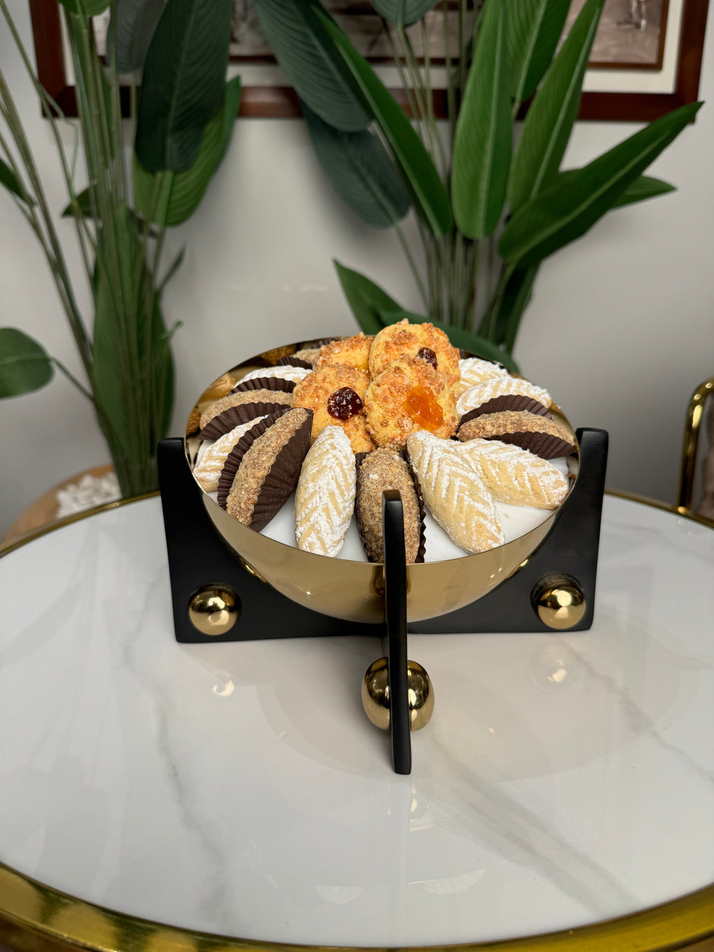 Bols décoratifs ronds doré